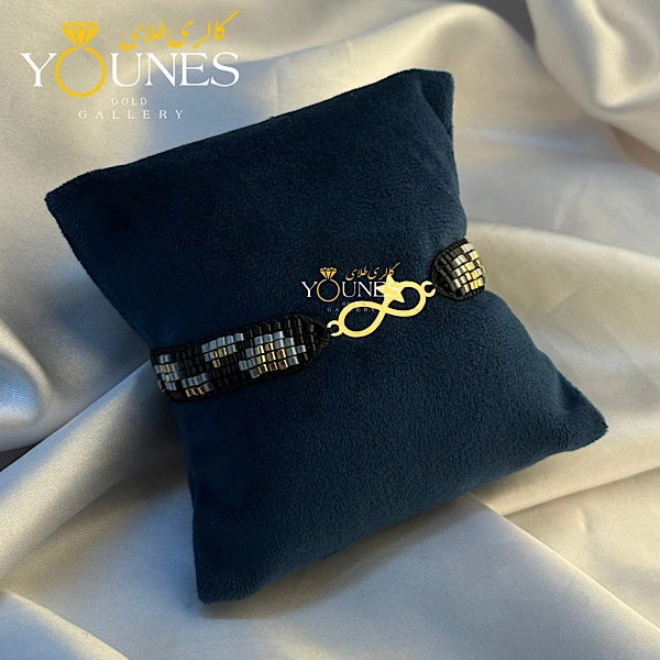 دستبند میوکی قلب بینهایت طلا